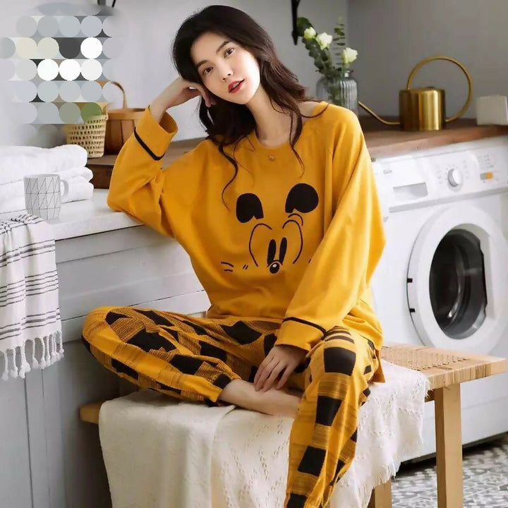 Women's Printed Night Suit