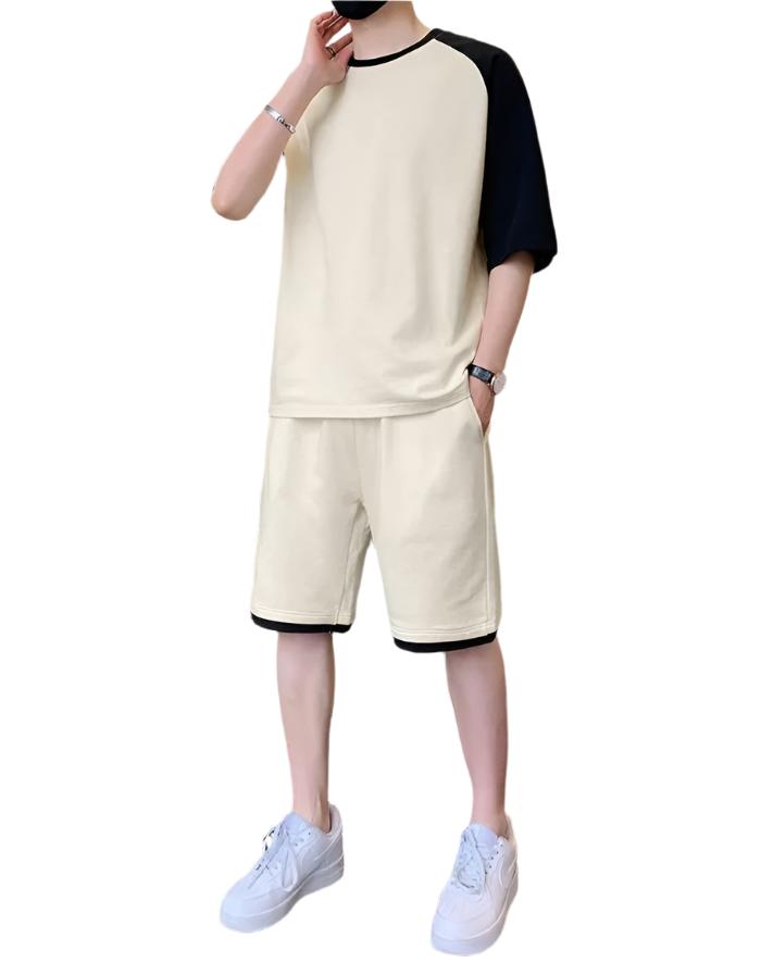 Men's Premium Plain T-Shirt & Shorts Tracksuit