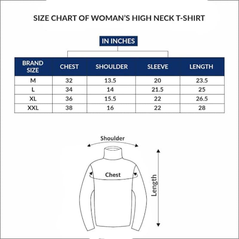 Women's Stitched Rib Plain High Neck - Pack Of 3