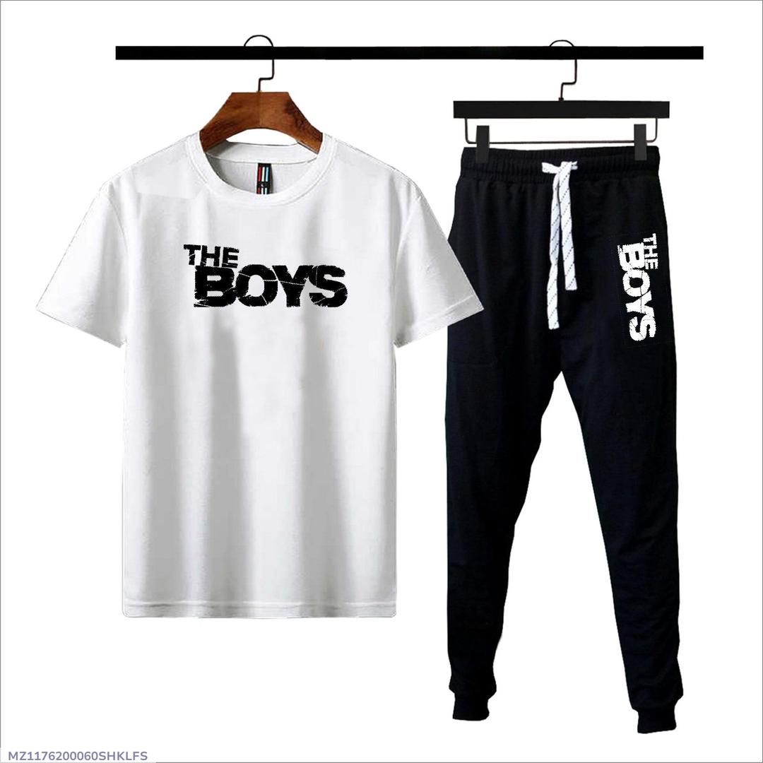 Men's Cotton The Boys Printed Track Suit