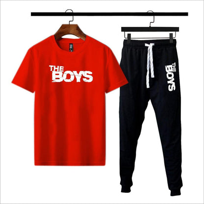 Men's Cotton The Boys Printed Track Suit