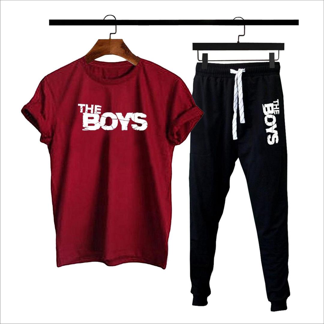 Men's Cotton The Boys Printed Track Suit