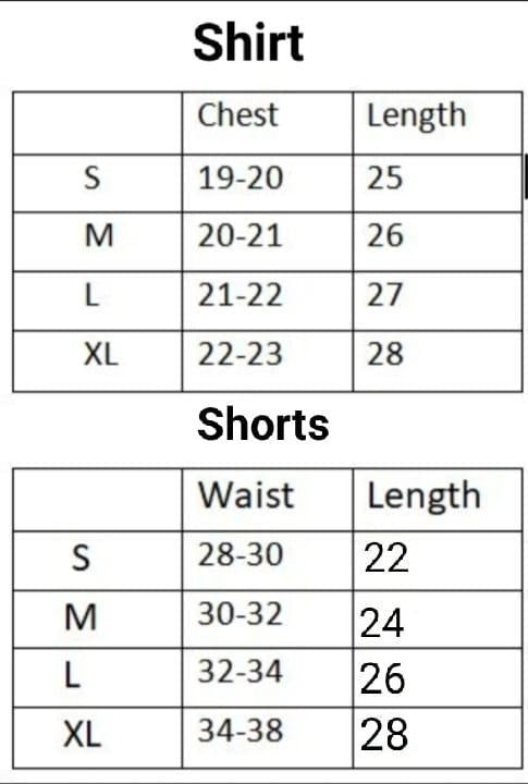 Men's Stylish Micro Printed Shirt & Shorts