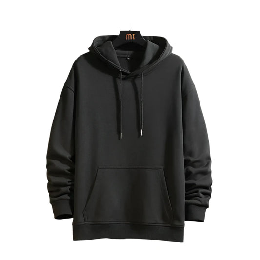 Men's Fleece Plain Hoodie