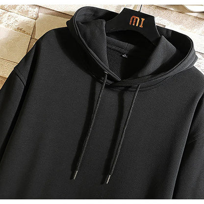 Men's Fleece Plain Hoodie