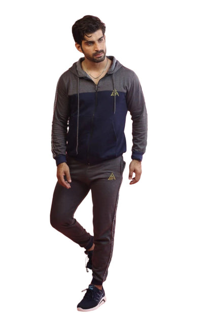 Stylish Men's Premium Fleece Printed Track Suit